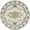Safavieh Rvt-Restoration Vintage Restoration 424 Ivory/Charcoal Area Rug Round