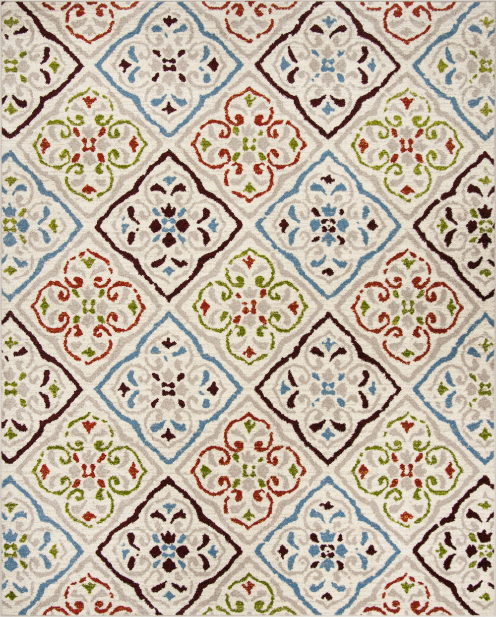 Safavieh Sagamore SAG425A Light Grey/Terracotta Area Rug
