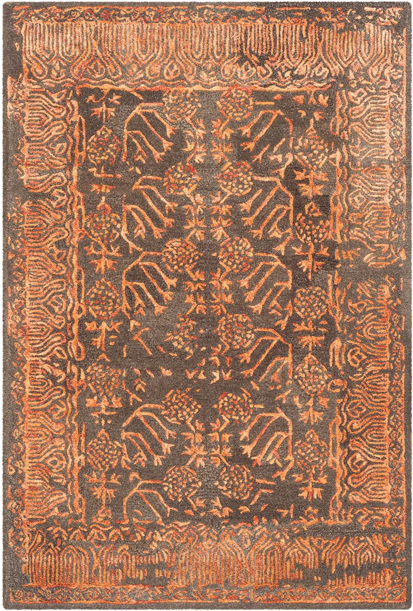 Safavieh Sapphire Light Brown/Rust Area Rug