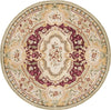Safavieh Savonnerie 114 Red/Ivory Area Rug Round