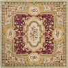 Safavieh Savonnerie 114 Red/Ivory Area Rug Square