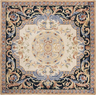 Safavieh Savonnerie 116 Ivory/Navy Area Rug Square