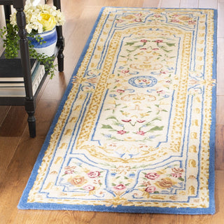 Safavieh Savonnerie 118 Blue/Ivory Area Rug Room Scene