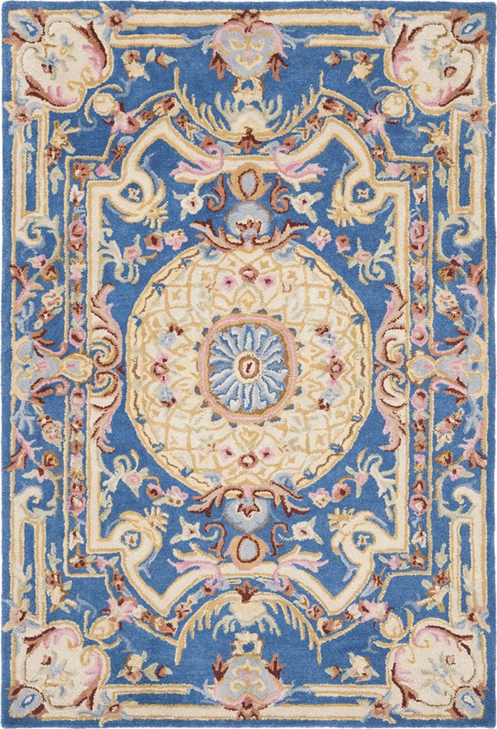 Safavieh Savonnerie 120 Blue/Ivory Area Rug main image