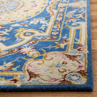 Safavieh Savonnerie 120 Blue/Ivory Area Rug Detail