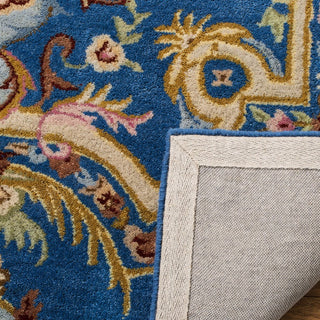 Safavieh Savonnerie 120 Blue/Ivory Area Rug Backing