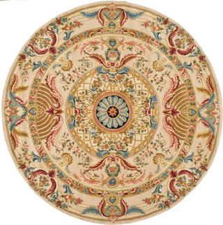 Safavieh Savonnerie Sav202 Sage/Beige Area Rug Round