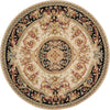Safavieh Savonnerie Sav206 Ivory/Gold Area Rug Round