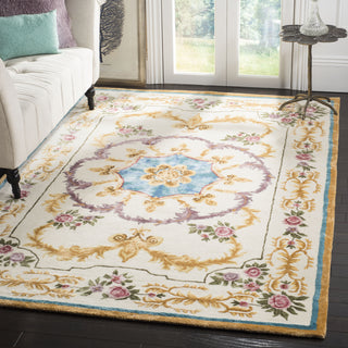 Safavieh Savonnerie 609 Ivory/Multi Area Rug Room Scene Feature