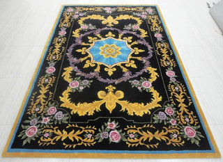 Safavieh Savonnerie 609 Black/Multi Area Rug 