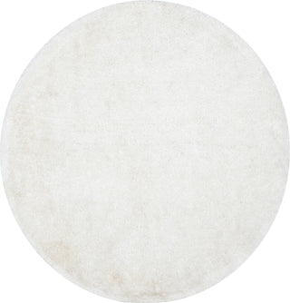 Safavieh Sg-Sbs-South Beach Shag South 562 Snow White Area Rug Round