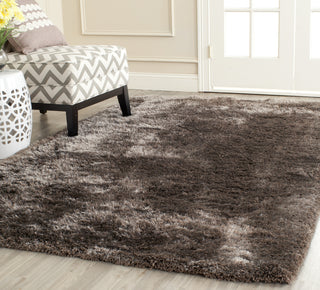 Safavieh Sg-Sbs-South Beach Shag South 562 Latte Area Rug Room Scene Feature