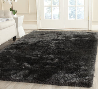 Safavieh Sg-Sbs-South Beach Shag South 562 Charcoal Area Rug Room Scene Feature