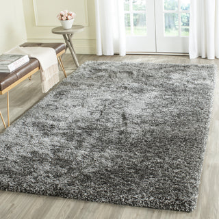 Safavieh Sg-Sbs-South Beach Shag South 562 Steel Grey Area Rug Room Scene Feature