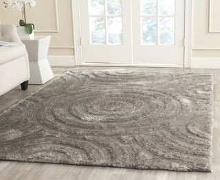 Safavieh South Beach Shag 620 Silver Area Rug Room Scene Feature