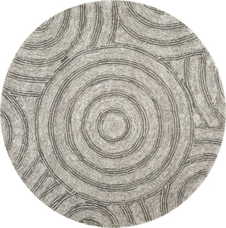 Safavieh South Beach Shag 620 Silver Area Rug Round