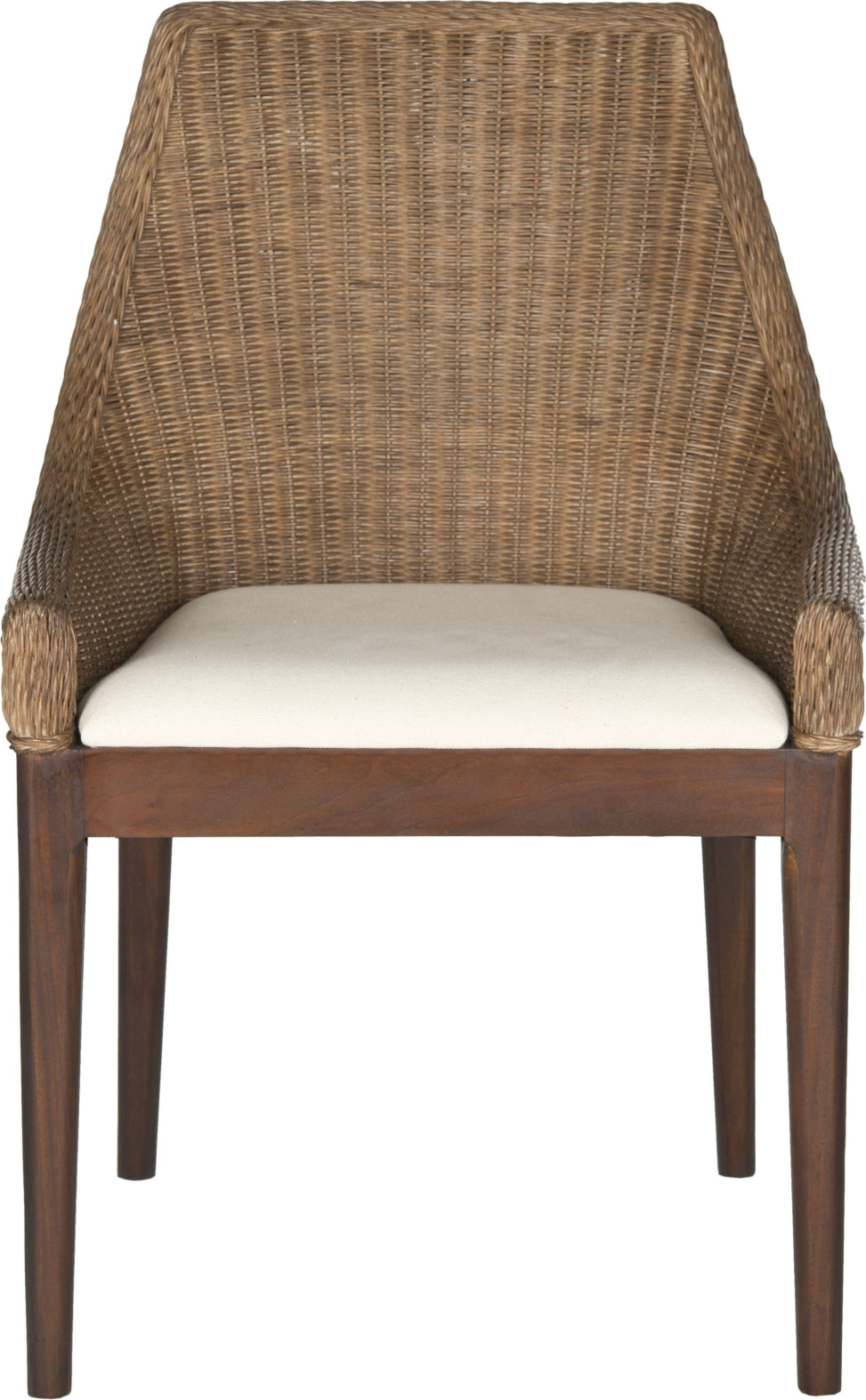 Safavieh Franco Rattan Sloping Chair Brown Furniture main image