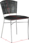 Safavieh Melita 18''H Rattan Side Chair Black Furniture 
