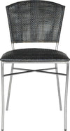 Safavieh Melita 18''H Rattan Side Chair Black Furniture main image