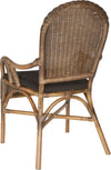 Safavieh Bettina Arm Chair Brown Furniture 