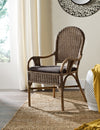 Safavieh Bettina Arm Chair Brown Furniture  Feature