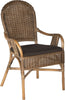 Safavieh Bettina Arm Chair Brown Furniture 