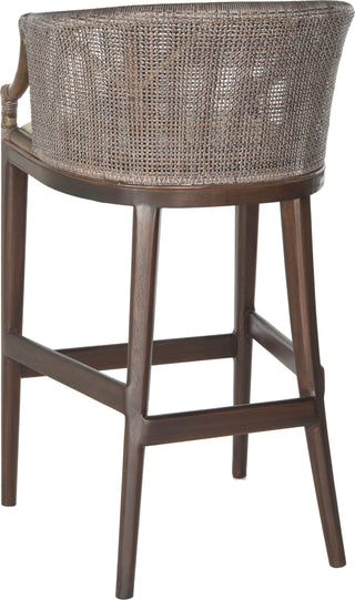 Safavieh Brando Bar Stool Brown Furniture 