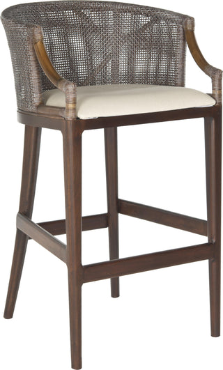 Safavieh Brando Bar Stool Brown Furniture 