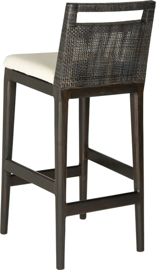 Safavieh Darin Bar Stool Black and White Furniture 