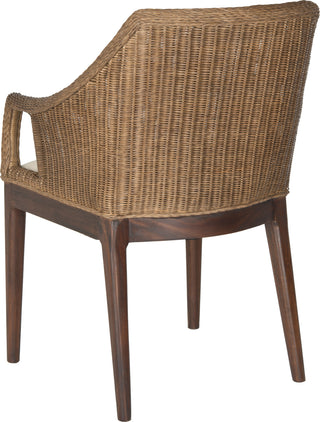 Safavieh Enrico Arm Chair Multi Brown Furniture 