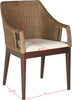 Safavieh Enrico Arm Chair Multi Brown Furniture 
