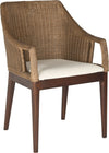 Safavieh Enrico Arm Chair Multi Brown Furniture  Feature