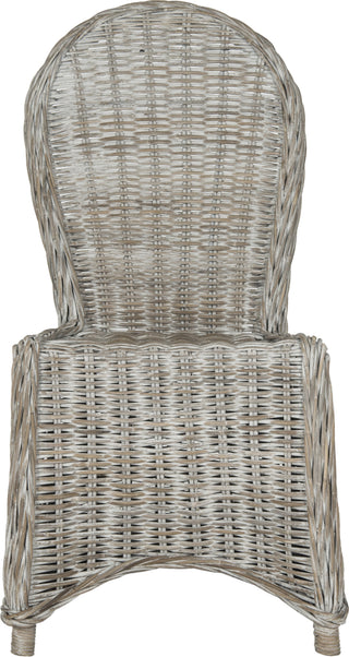 Safavieh Idola 19''H Wicker Dining Chair White Wash Furniture main image