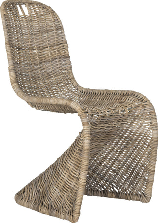 Safavieh Cilombo 19''H Wicker Dining Chair Natural Furniture 