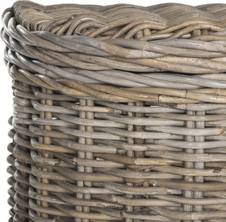 Safavieh Damari Wicker Storage Hamper Natural Furniture 