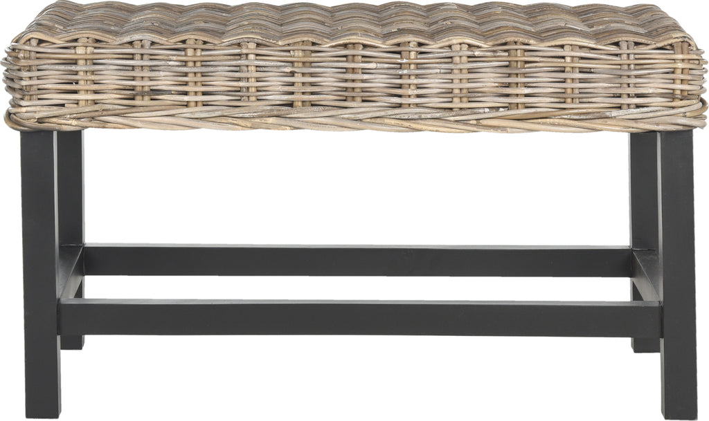 Safavieh Omari Wicker Bench Natural Furniture main image