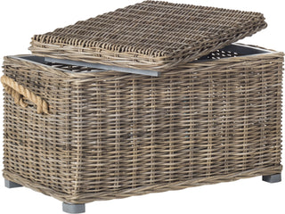 Safavieh Salim Wicker Trunk Natural Furniture 