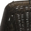 Safavieh Sidonie Wicker Storage Hamper Dark Brown Furniture 