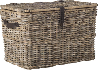 Safavieh Amancio Wicker Trunk Natural Furniture 