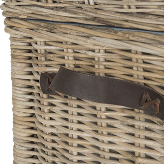 Safavieh Kacia Wicker Side Trunk Natural Furniture 