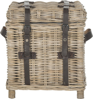 Safavieh Kacia Wicker Side Trunk Natural Furniture main image