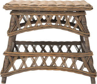 Safavieh Sora Wicker Accent Table Natural Furniture 