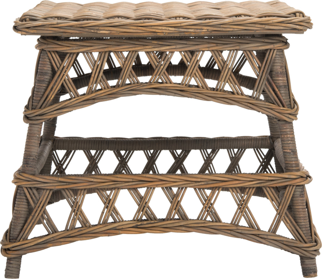Safavieh Sora Wicker Accent Table Natural Furniture main image