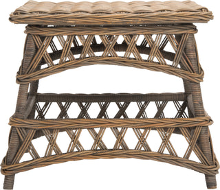 Safavieh Sora Wicker Accent Table Natural Furniture main image