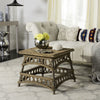 Safavieh Sora Wicker Accent Table Natural Furniture  Feature