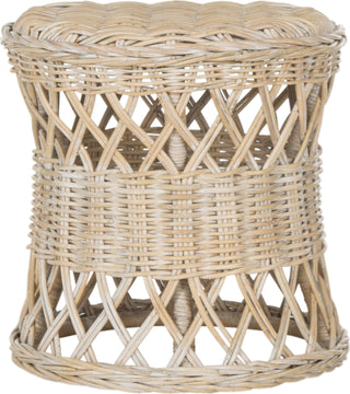 Safavieh Desta Wicker Round Table Natural Furniture main image