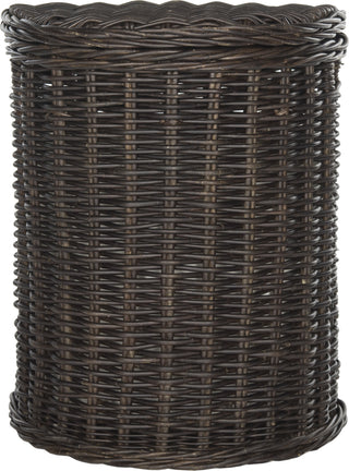 Safavieh Manzu Wicker Hamper Brown Furniture main image