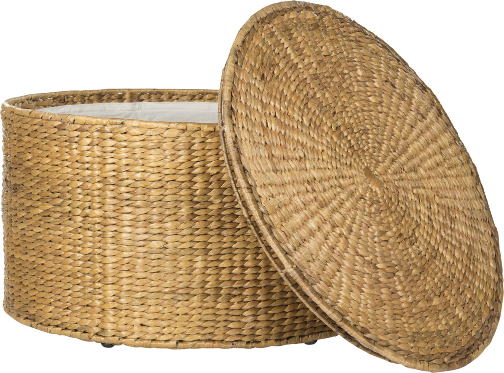 Safavieh Jesse Wicker Storage Coffee Table Natural Incredible Rugs