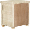 Safavieh Adira Natural White Wash Wicker Nightstand With Drawer and 8''H Storage Furniture 