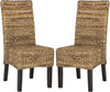 Safavieh Avita 18''H Wicker Dining Chair Natural Furniture 